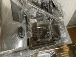 Lavandini nuovi in acciaio inox (SOLO PER ESPORTAZIONE)
