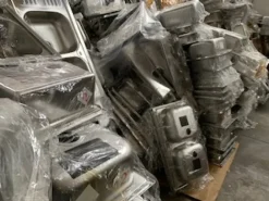 Lavandini nuovi in acciaio inox (SOLO PER ESPORTAZIONE)