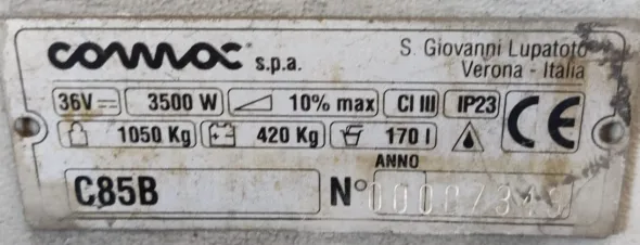 Lavasciuga Pavimenti Uomo a Bordo COMAC C85B