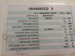 7#6507 Lavasecco industriali