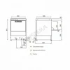 Lavastoviglie 26 lt. - Cesti 500x500 mm - Dosatori inclusi