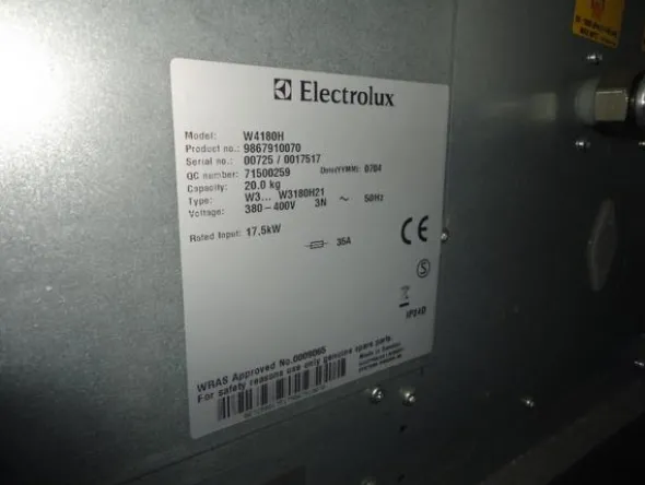 1#2726 Lavatrice e asciugabiancheria professionale Electrolux