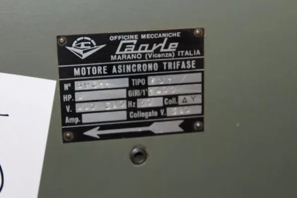 55#3961 Levigatrice Capecci&Troiani e piallatrice Officina Gaorle