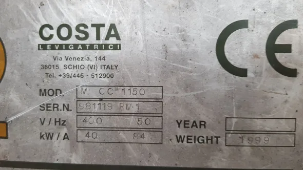 Levigatrice COSTA