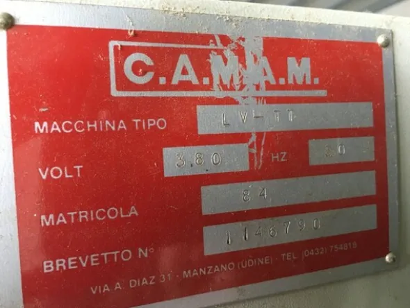 18#5770 Levigatrice verticale Camam