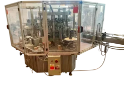 LInea confezionatrice semi automatica per bottiglie