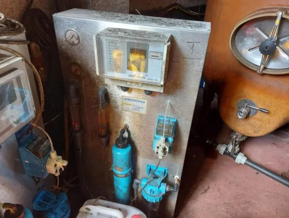 1#6312 Linea di imbottigliamento e confezionamento