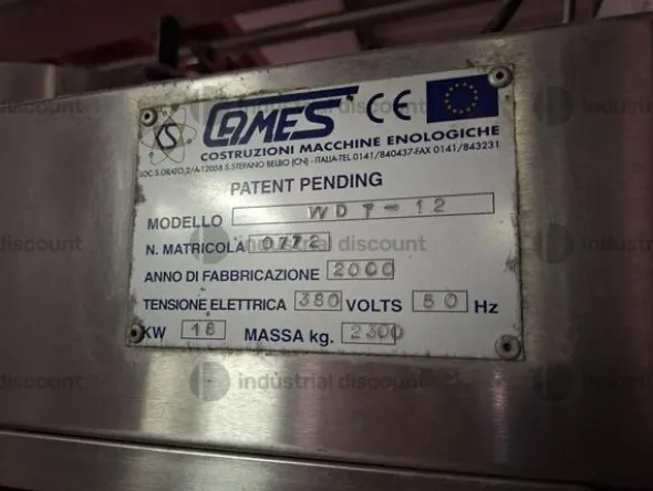 1#9381 Linea di imbottigliamento vino