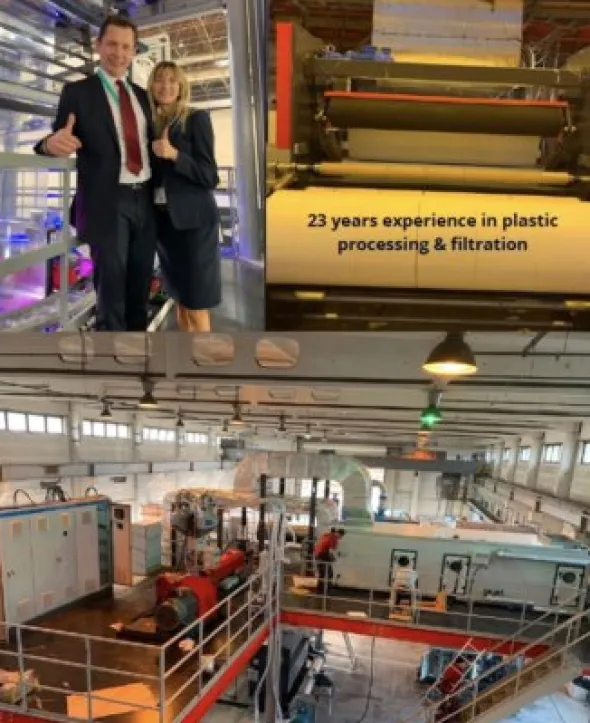 Linea di produzione di filtri melt-blown da 1600 mm