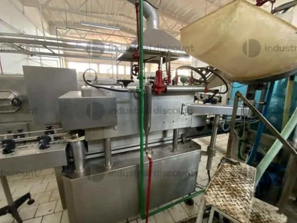 9#9550 Linea di riempimento e capsulatrice per vasetti