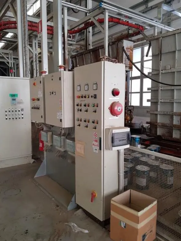 2#3106 Linea di verniciatura completa Cefla per impregnazione ad immersione