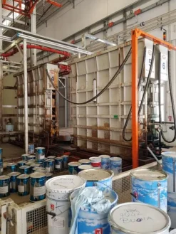 2#3106 Linea di verniciatura completa Cefla per impregnazione ad immersione