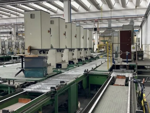 74#7168 Linea montaggio per Asciugatore ad evacuazione