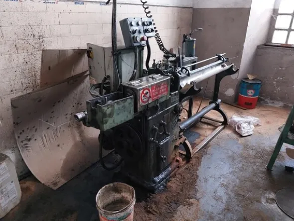 2#7489 Linea produzione bobine in ferro e raddrizzatrici