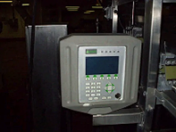 3 lines of weighing and packing line