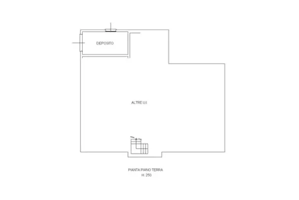 #24716 Locale commerciale ex pizzeria con ampia corte esclusiva