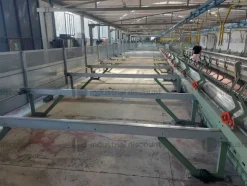 1#9351 Lotto in blocco di macchinari per la filatura e cardatura tessile ed autocarro Iveco