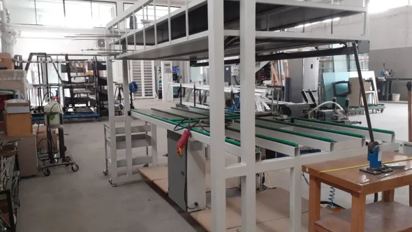 LOTTO MACCHINARI LAVORAZIONE SERRAMENTI