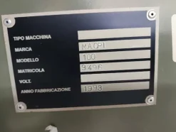 133#6059 Macchina imbastitrice Pfaff e piano da stiro Macpi