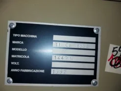 133#6059 Macchina imbastitrice Pfaff e piano da stiro Macpi