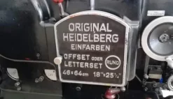 Macchina offset Heidelberg f.to 46x64