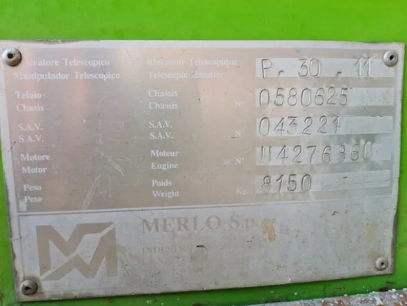 2#5800 Macchina operatrice semovente Merlo