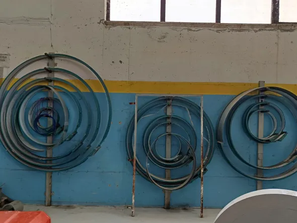 MACCHINA PER PRODUZIONE TUBO SPIRALATO CIRCOLARE