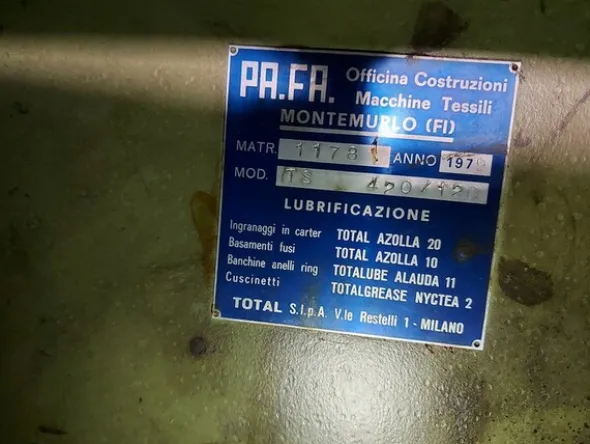 1#7280 Macchina per ritorto PA.FA.