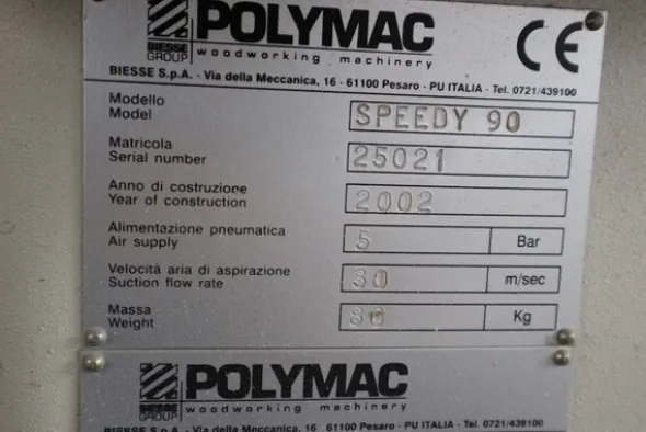 2#6954 Macchinari ed attrezzature per falegnameria