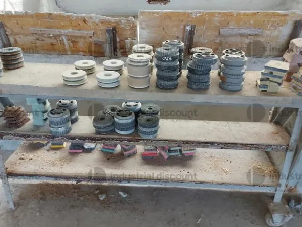 15#7722 Macchinari per la lavorazione del marmo autocarri Peugeot e arredi ufficio