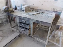 15#7722 Macchinari per la lavorazione del marmo autocarri Peugeot e arredi ufficio