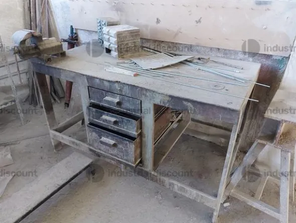 15#7722 Macchinari per la lavorazione del marmo autocarri Peugeot e arredi ufficio