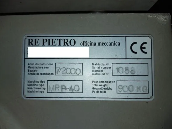 3#7822 Macchinari per lavorazione riso
