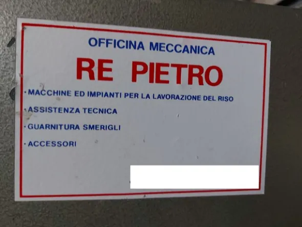 3#7822 Macchinari per lavorazione riso