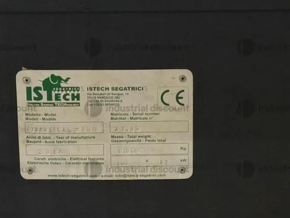7#9706 Macchina segatrice a nastro ISTECH mod. POWER 651 XL - PRO