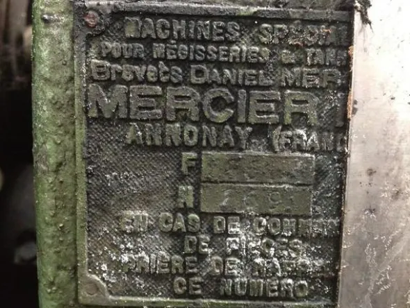 1#2342 Macchine per conceria messe a vento Mercier Freres Annonay