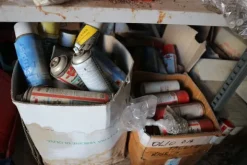 6#5843 Magazzino ricambi e macchinari per impianti di frantoio