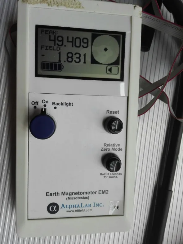 Magnetometro metal detector AlphaLab Inc. Modello EM2