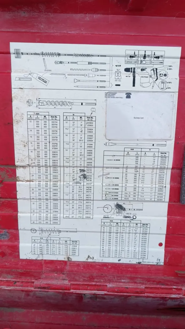 Martello perforatore combinato Hilti TE 76 ATC