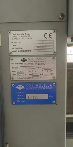 MICROFORATRICE CDM ROVELLA DF33 - DA REVISIONARE