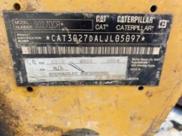 Miniescavatore Caterpillar 302.7