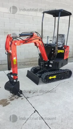 6#10091 Miniescavatore cingolato JPC HT 12 rosso