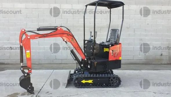 6#10091 Miniescavatore cingolato JPC HT 12 rosso