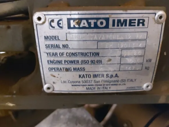 31#7725 Miniescavatore Kato Ihimer