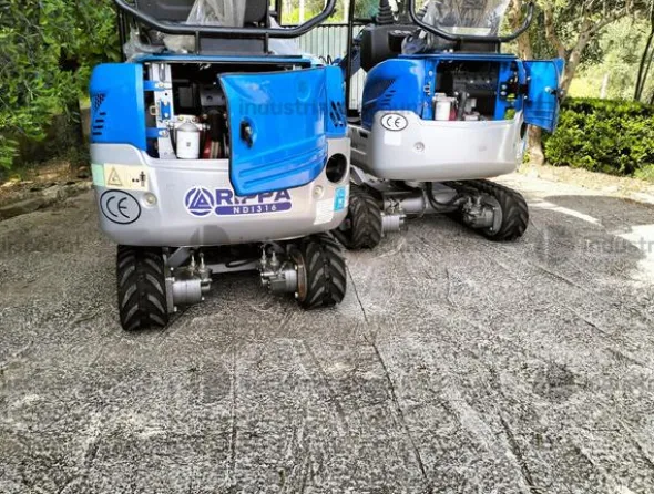 1#9164 Mini escavatori Shandong Rippa mod ND313 base e ND315