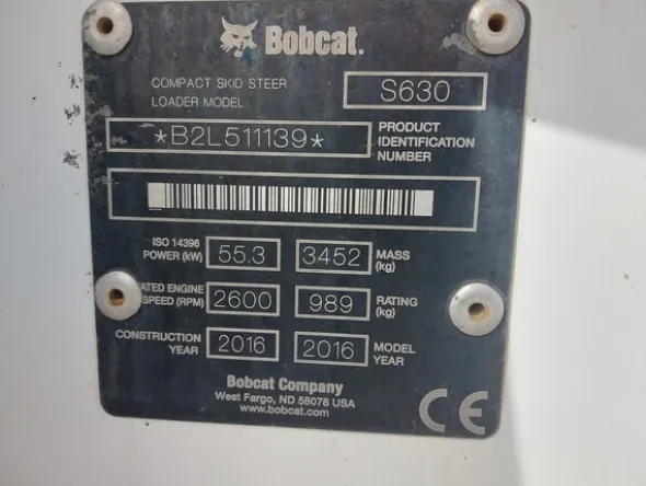 21#7900 Minipala Bobcat S630