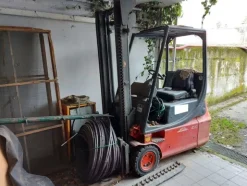 1#5997 Miscelatore per rifiuti Aleco e carrello elevatore Linde