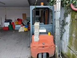 1#5997 Miscelatore per rifiuti Aleco e carrello elevatore Linde