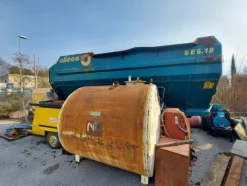 1#5997 Miscelatore per rifiuti Aleco e carrello elevatore Linde