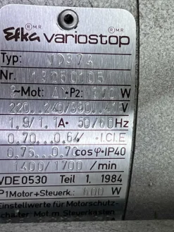 Motore EFKA Variostop VD 374